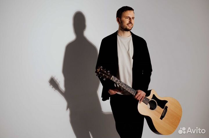 Гитарист-певец на мероприятие (Поп, рок, RUS/ENG)