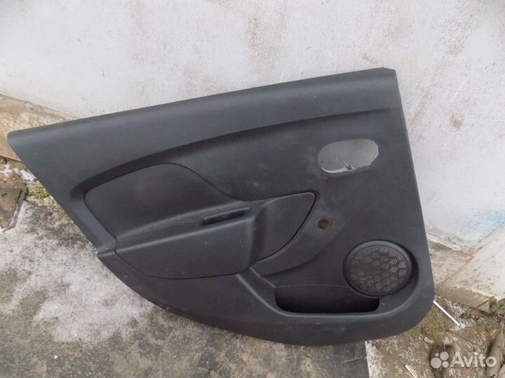 Обшивка двери задней левой Sandero 2014