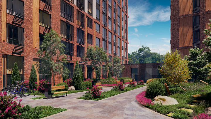 1-к. квартира, 49,9 м², 17/21 эт.