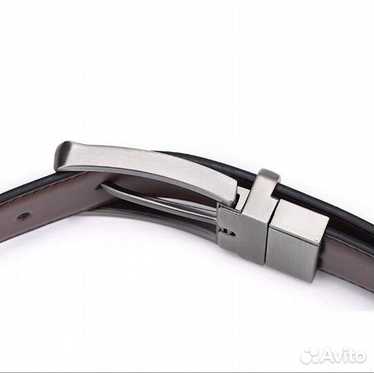 Ремень мужской кожанный двусторонний новый