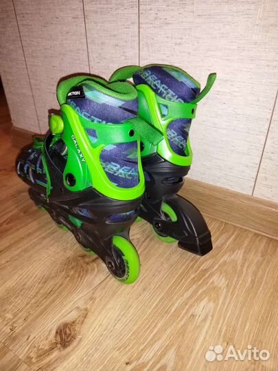 Детские ролики(36-39р.) и защита