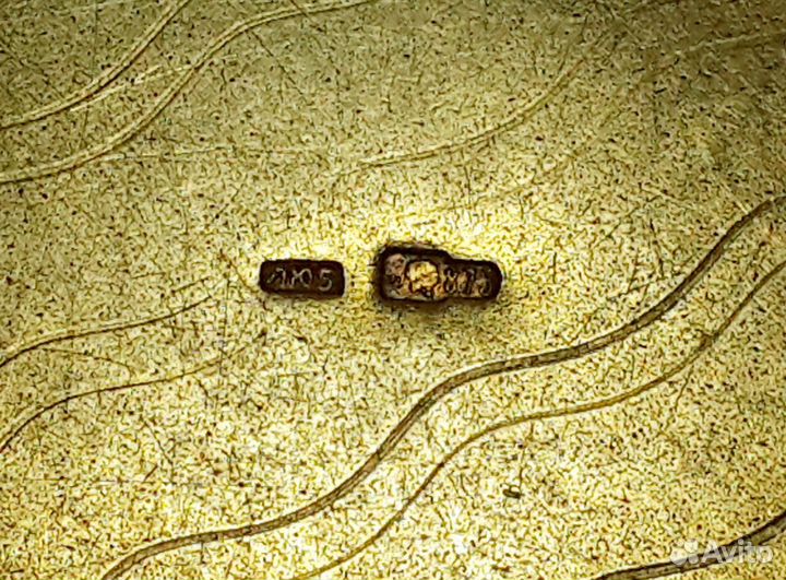 Пудреница раннего СССР. Диаметр 70 мм. Серебро