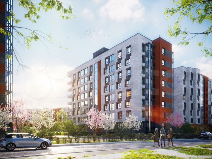 1-к. квартира, 42,9 м², 5/8 эт.