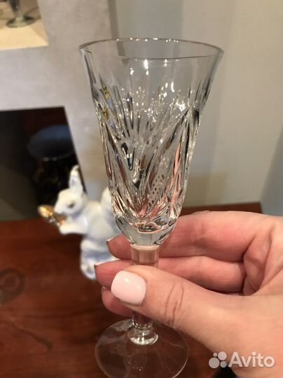 Хрустальные рюмки советских времен