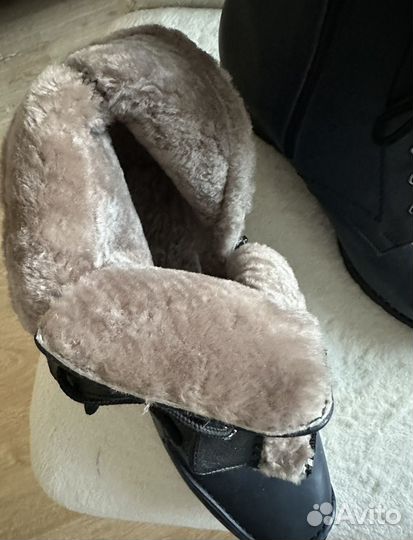 Ботинки женские зимние 40 размер кожа натуральная