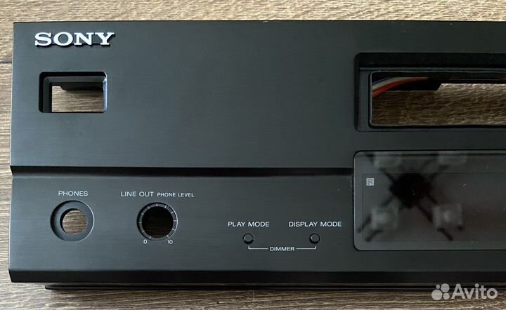 Лицевая панель проигрывателя Sony CDP-X 707ES