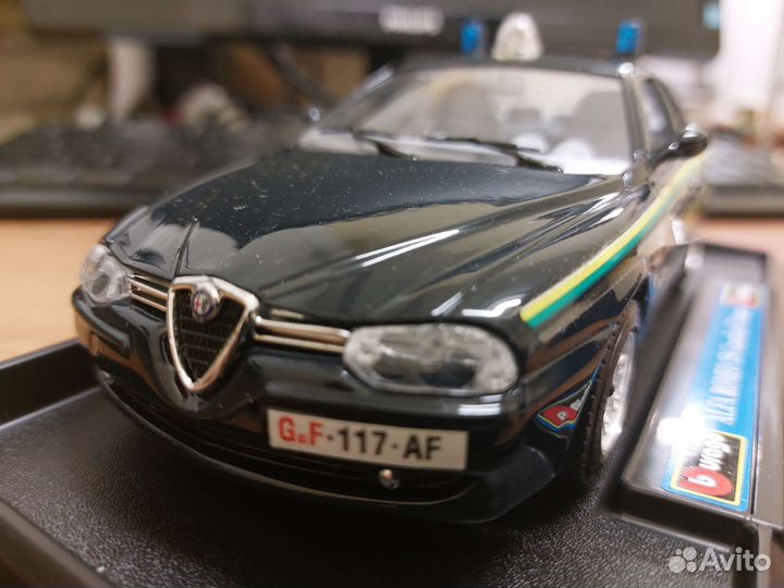 Коллекционная модель Alfa Romeo 156 G.Finanza 1:24