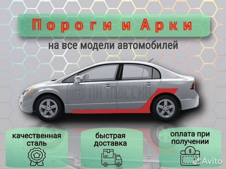 Ремонтные арки передние и задние на Opel Astra H