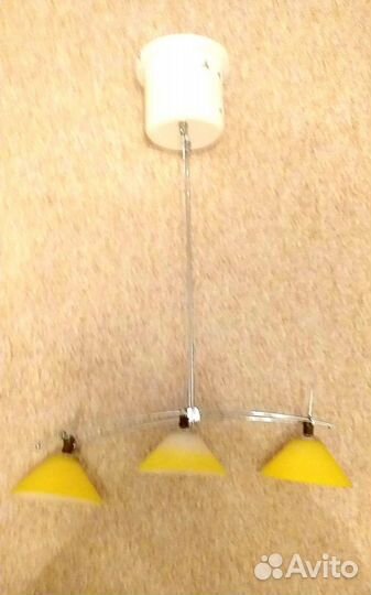 Люстра потолочная бу