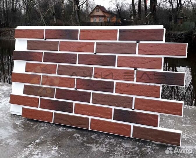 Фасадные панели под кирпич