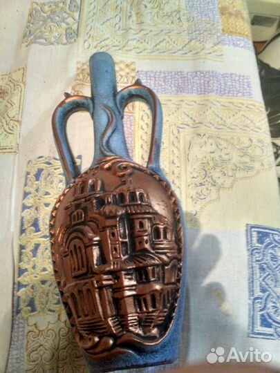 Бутылка керамический Грузия высота 30 см