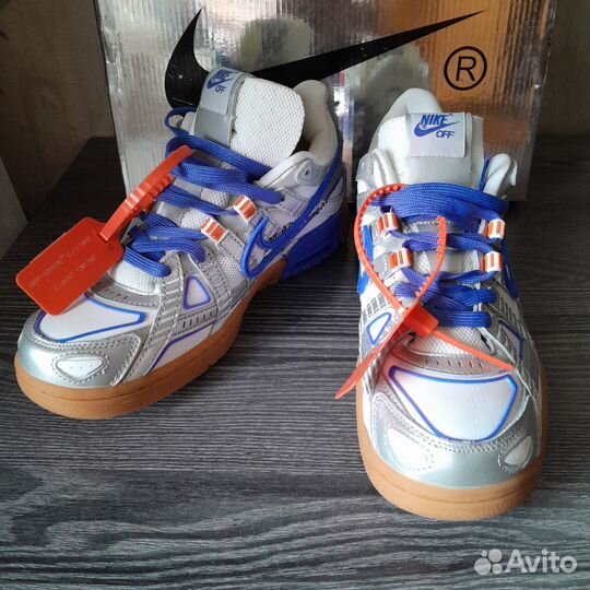 Кроссовки Nike air rubber dunk off white