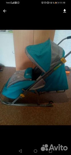 Санки коляска ника