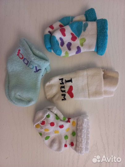 Носочки для новорожденного