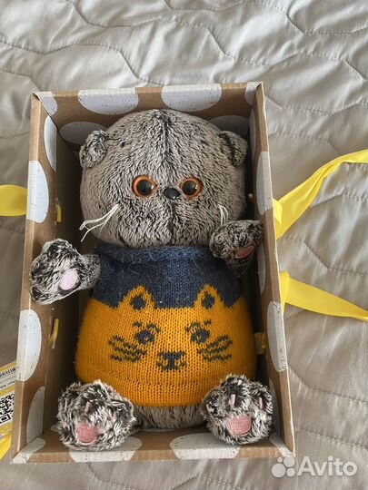 Кот Басик мягкая игрушка