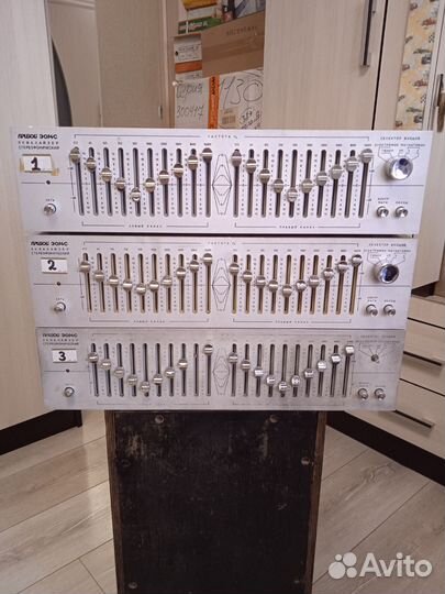 Эквалайзеры Прибой-Э014С. (3шт.) (Б/у.)