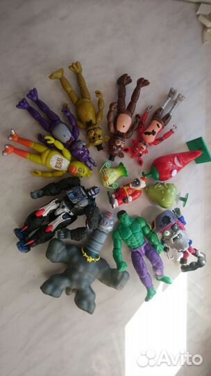 Фигурки пакетом.гуджитсу,аниматроники И другие