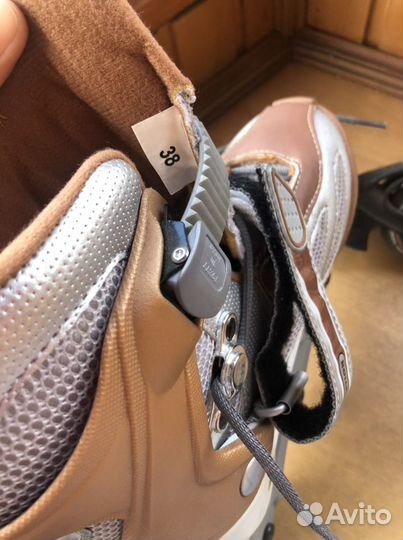 Роликовые коньки 38р. и защита размер S