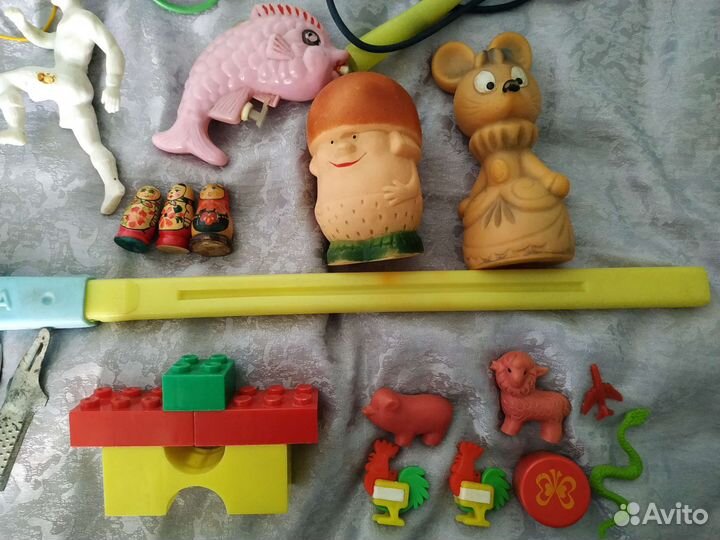 Игрушки пластмассовые и резиновые СССР