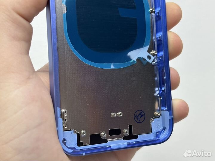 Корпус для iPhone XR под iPhone 16 Blue