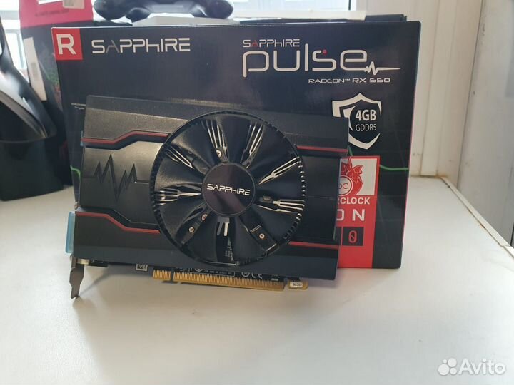 Видеокарта Rx 550 sapphire