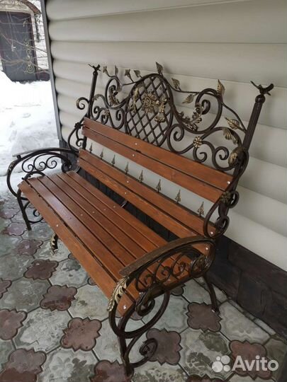 Скамья кованая