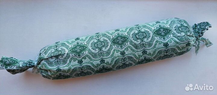 Подушка валик из гречневой лузги