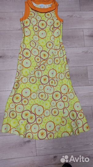 Платье лен 100% 46