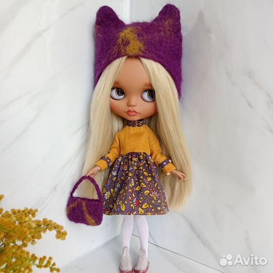 Комплект для Блайз /платье, шапочка +++