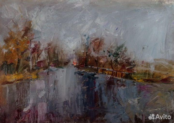 Этюд маслом 