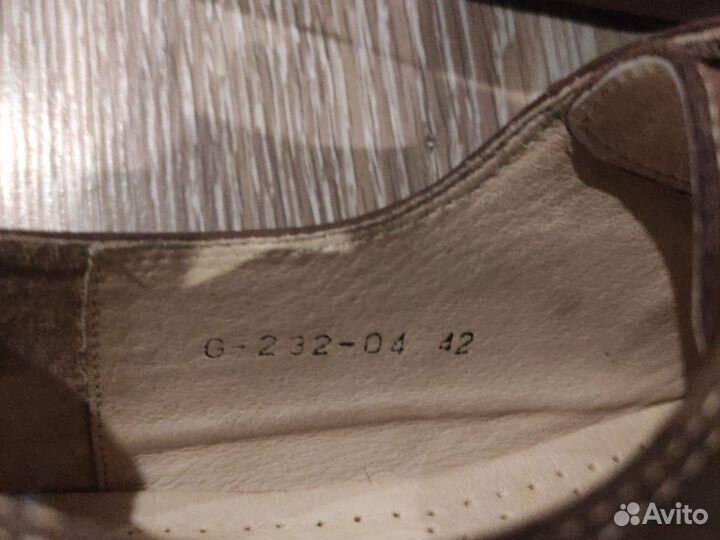 Мокасины мужские 42 размер