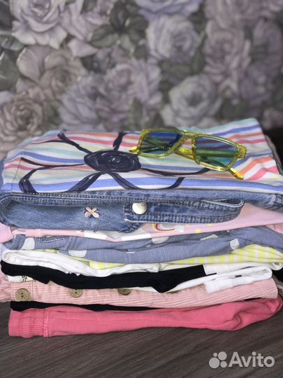 Фирменные вещи для девочки 98 104
