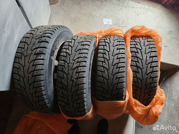 Колеса r15 зима Hankook на Поло, Рапид