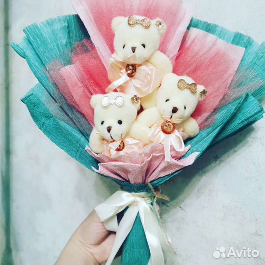 Букетики из игрушек