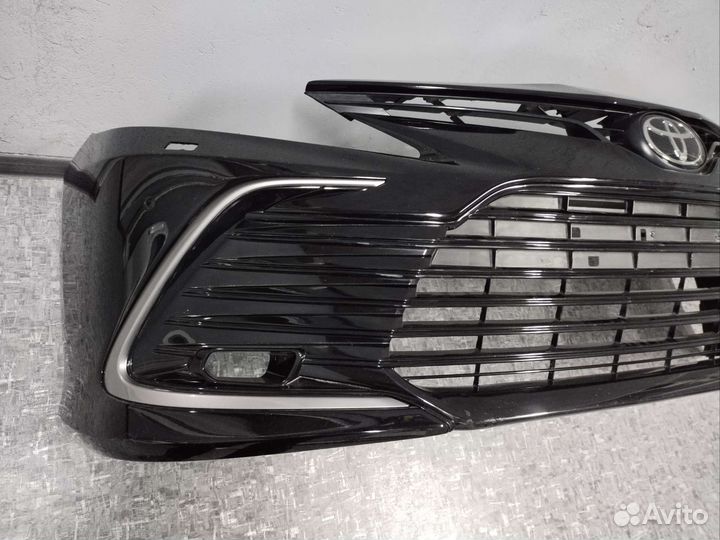 Бампер Камри 70 под установку Оригинал 2021-2023