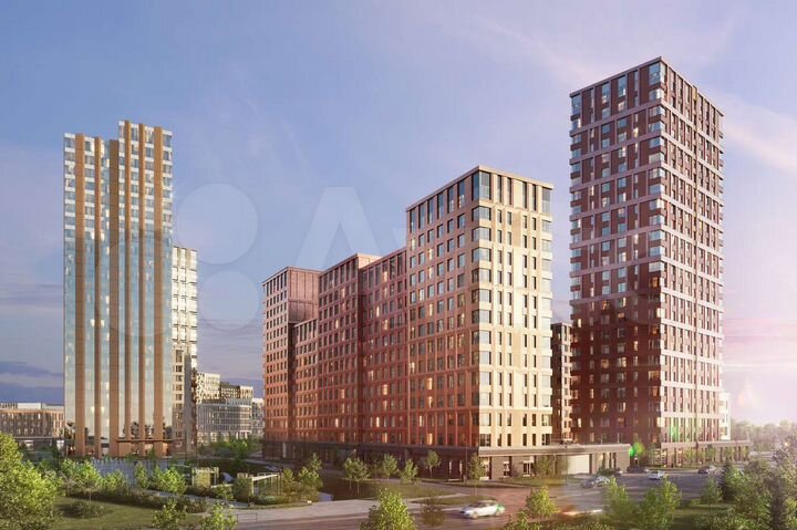 1-к. квартира, 44,1 м², 13/25 эт.