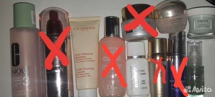 Остатки косметики люксовых брендов