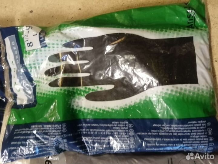 Перчатки резиновые