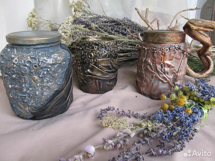 Подарочные емкости в стиле стимпанк