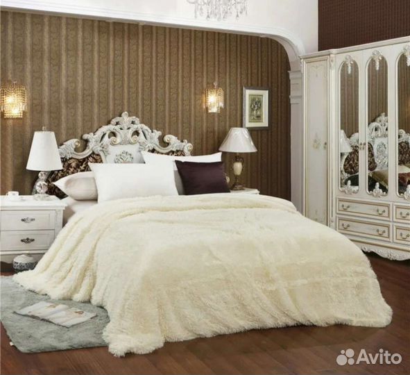 Меховые пледы 200 на 220