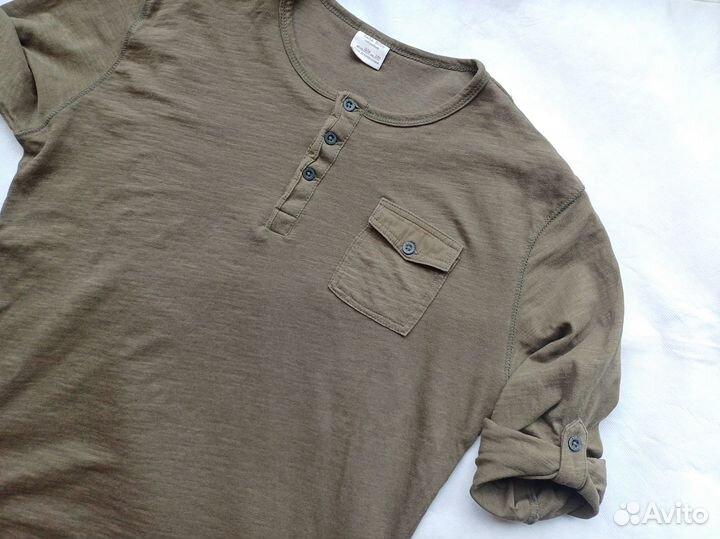 Zara лонгслив поло для мальчика 146 152 хаки