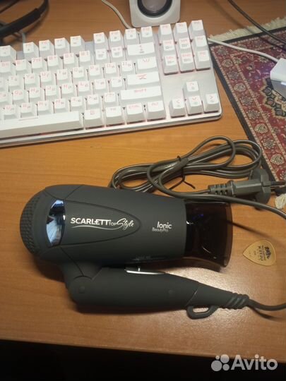 Фен для волос Scarlett SC-074 Grey (Новый)