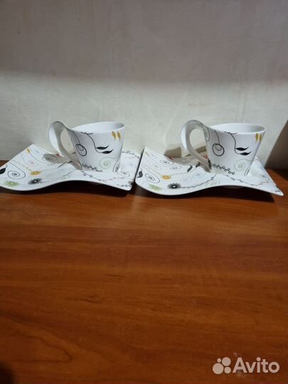 Набор чашек с блюдцем