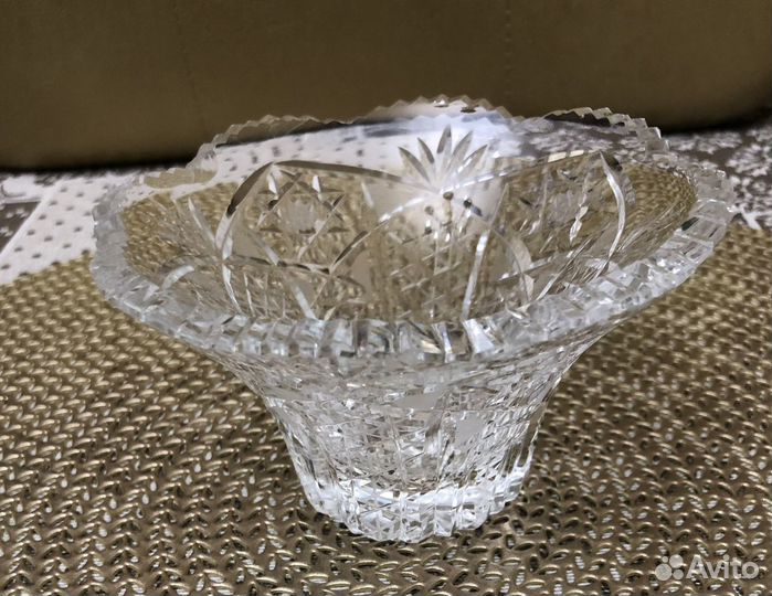 Хрустальная ваза Богемия