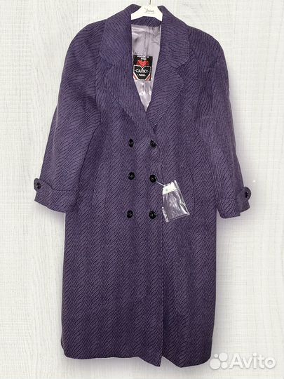 Пальто женское демисезонное шерсть, 50 размер