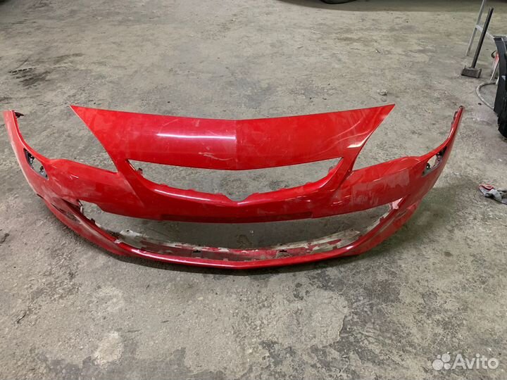Бампер передний Opel astra j gtc 2009