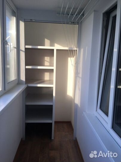 Шкаф с рольставнями на балкон по вашим размерам