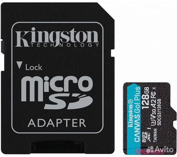 Карта памяти Kingston microsdxc Canvas Go Plus Cla