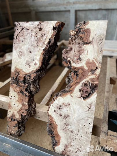 Заготовки из капового тополя под заливку