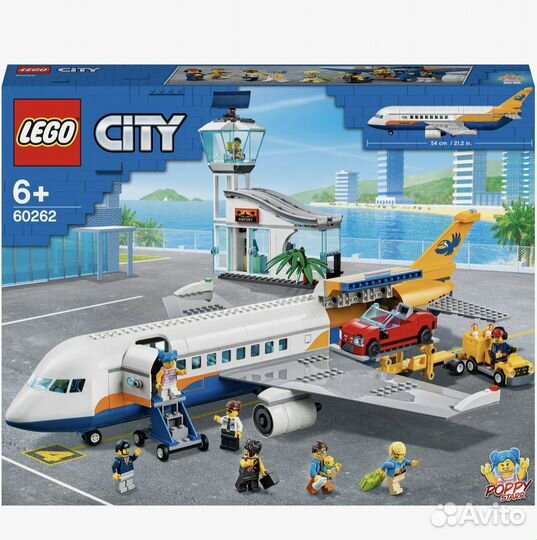 Конструктор lego City60262 Пассажирский самолёт